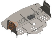 Kryt pod motor Renault Master -- od roku v�roby 2010-