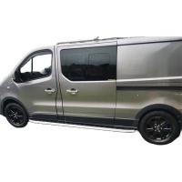 Oneway lemy blatn�k� Renault Trafic 2014- / Opel Vivaro 2014-2018 (Dlouh� rozvor) - matn� �ern�
