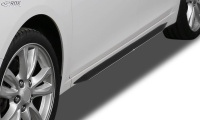 RDX Racedesign prahov� li�ty Slim (ABS plast leskl� �ern�) Renault Clio III (NE pro RS) -- rok v�roby 2005-12