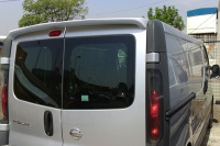 Autostyle zadní spoiler kšilt nad okno Renault Trafic (model s dvojkřídlými dveřmi) -- rok výroby 2001-14 Autostyle zadní spoiler kšilt nad okno Renault Trafic (model s dvojkřídlými dveřmi) -- rok výroby 2001-14