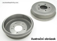 Zimmermann zadn� brzdov� bubny - Renault SUPER 5 (B/C40_), 1.4 (B/C/407) KAT - v�kon 43 kW -- rok v�roby 10/1985-12/1996