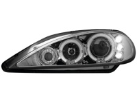 Přední světla Renault Megane 99-02 Angel Eyes chrom Přední světla Renault Megane 99-02 Angel Eyes chrom