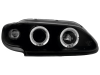 Přední světla Renault Megane 3/5T 96-99 Angel Eyes černé Přední světla Renault Megane 3/5T 96-99 Angel Eyes černé