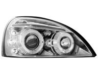 Přední světla Renault Clio MK3 01-05 Angel Eyes chrom Přední světla Renault Clio MK3 01-05 Angel Eyes chrom