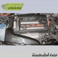 Sportovn� airbox system Green Renault Clio 2 2,0L i 16V RS typ motoru F4R v�kon 134KW (182hp) -- rok v�roby 2003-05