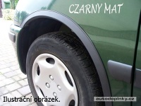 Lemy blatníků černé matné Renault Master III -- od roku výroby 2010- (4dílná sada) Lemy blatníků černé matné Renault Master III -- od roku výroby 2010- (4dílná sada)