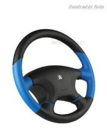 ISOTTA potah volantu CLASSIC k��e �ernomodr� Renault Megane I -- rok v�roby 96-2003 (ur�eno pro 3 ramenn� volant)