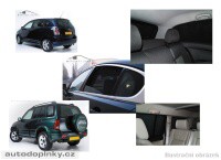Privacy Shades přesné protisluneční clony - 6 dílná sada Renault Modus -- od roku výroby 2004- Privacy Shades přesné protisluneční clony - 6 dílná sada Renault Modus -- od roku výroby 2004-