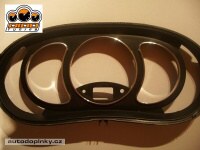 EVO RINGS rámečky kolem palubních přístrojů z leštěného hliníku Renault Clio /Kango ( počet dílů v sadě 3 ) EVO RINGS rámečky kolem palubních přístrojů z leštěného hliníku Renault Clio /Kango ( počet dílů v sadě 3 )