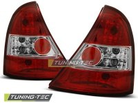 Zadní světla, lampy Renault Clio, 1998-2001, čiré/červené Zadní světla, lampy Renault Clio, 1998-2001, čiré/červené